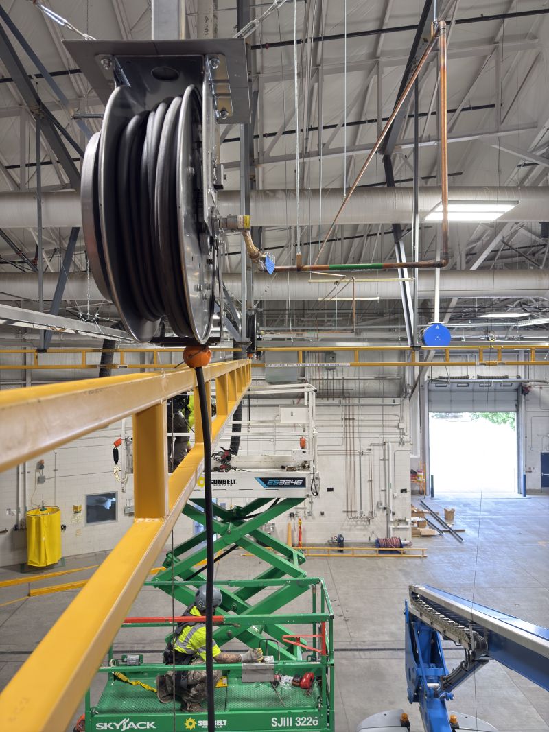 Ceiling Mounted Rigid Rail from EDGE Fall Protection