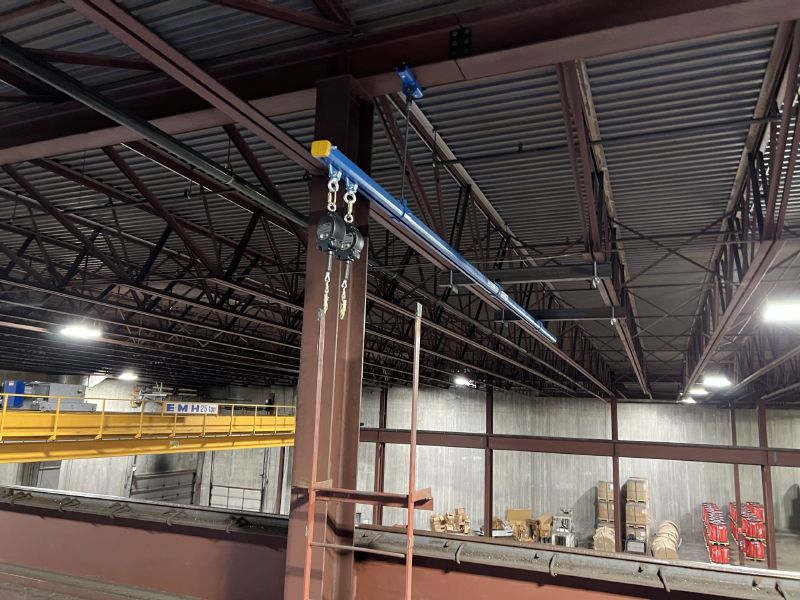 Ceiling Mounted Rigid Rail from EDGE Fall Protection