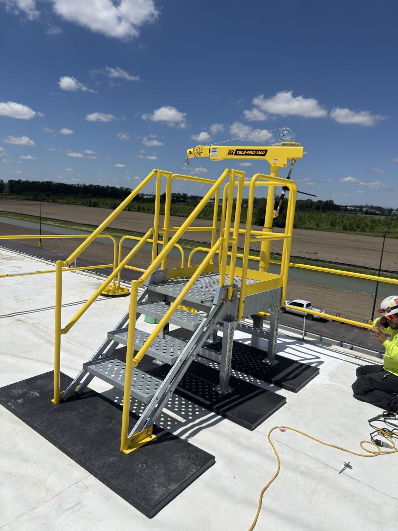 Davit Arm System from EDGE Fall Protection