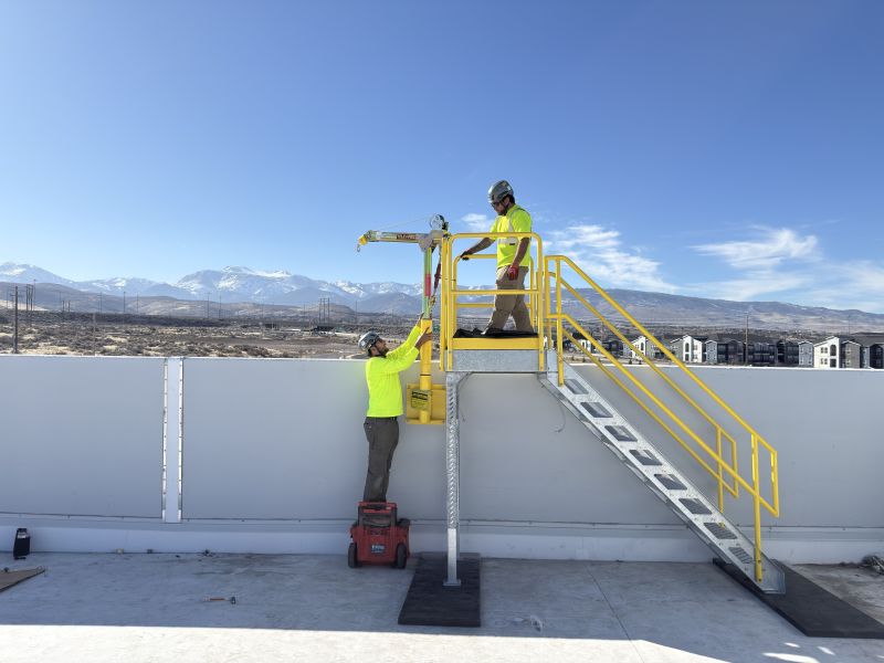 Davit Arm System from EDGE Fall Protection