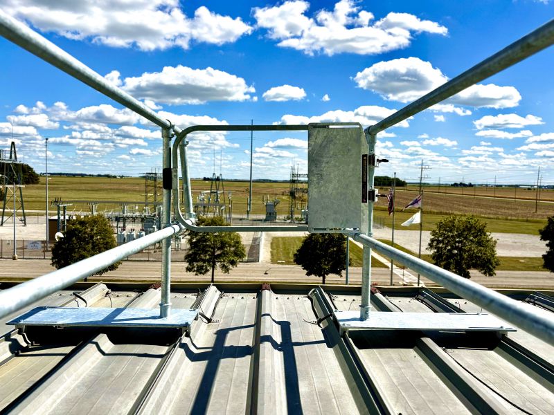 Self-Closing Ladder Safety Gate from EDGE Fall Protection