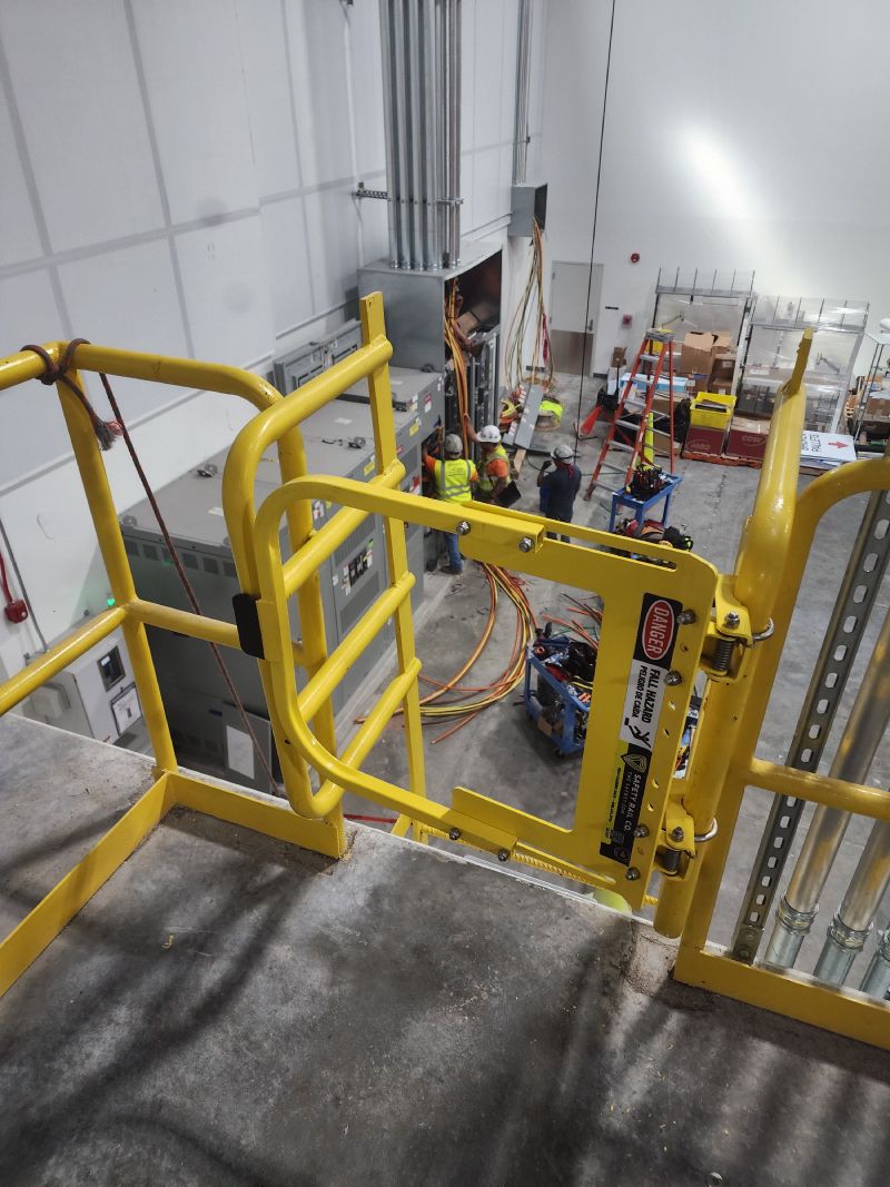 Self-Closing Ladder Safety Gate from EDGE Fall Protection