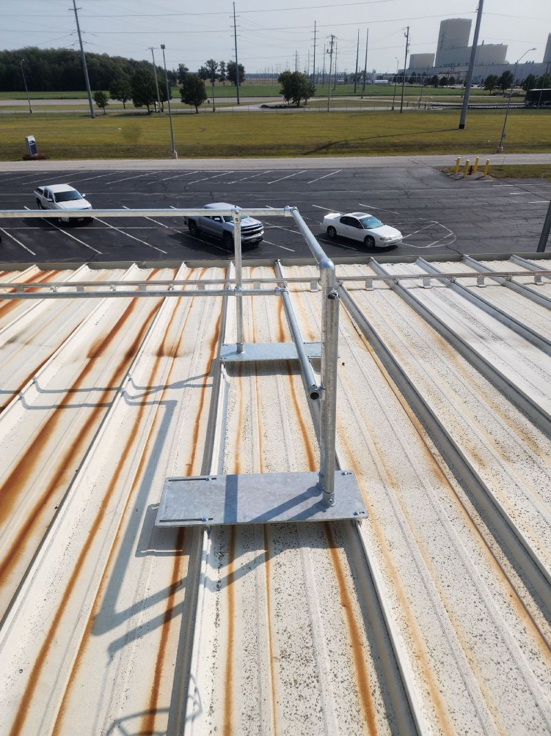 Metal Roof Guardrail from EDGE Fall Protection
