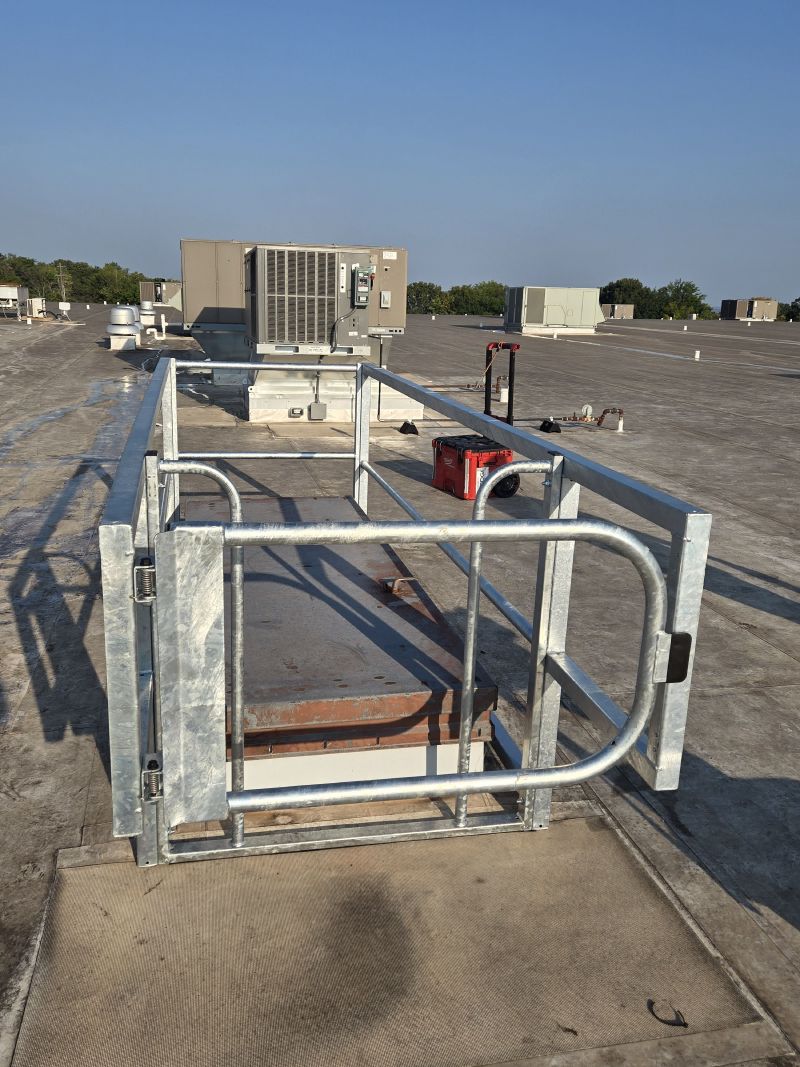 Roof Hatch Guardrail from EDGE Fall Protection