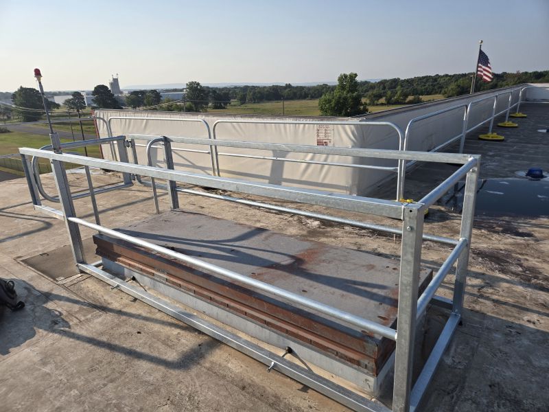 Roof Hatch Guardrail from EDGE Fall Protection